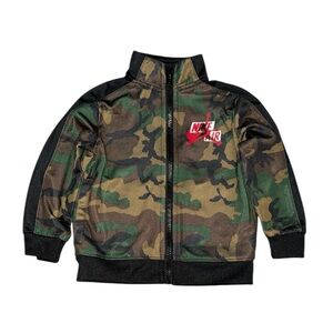 Nike Air Jordan Toddler Camo Print Full Zipper Jacket